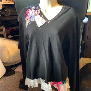 OOAK Art V-neck Sweater